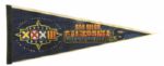 1970s-90s Collection of Sports Pennants Incl. ABA NBA AFL NFL MLB  - Lot of 103