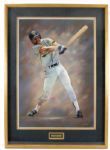 1992 Robin Yount Milwaukee Brewers 3,000 Hit Original Prototype Painting 35" x 48" Andrew Goralski Creation