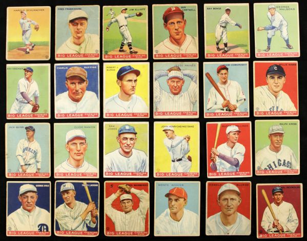 1933 Goudey R319 - Lot of 63