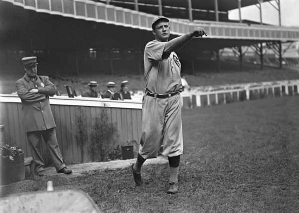 1910 Orval Overall Charles Conlon Original 11" x 14" Photo Hand Developed from Glass Plate Negative & Published (The Sporting News Hologram/MEARS Photo LOA)