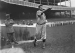 1910 Orval Overall Charles Conlon Original 11" x 14" Photo Hand Developed from Glass Plate Negative & Published (The Sporting News Hologram/MEARS Photo LOA)