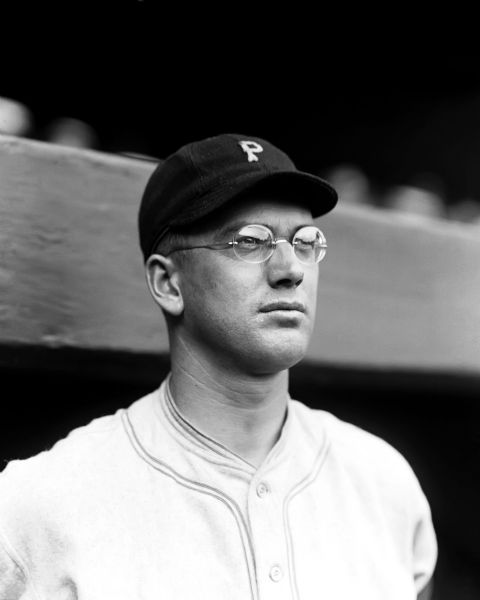 1924 Lee Meadows Pittsburgh Pirates Charles Conlon Original 11" x 14" Photo Hand Developed from Glass Plate Negative & Published (The Sporting News Hologram/MEARS Photo LOA)