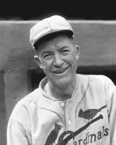 1928 Grover Cleveland Alexander St. Louis Cardinals "TSN Archives" Charles Conlon Original 11" x 14" Print Hand Developed From Glass Plate Negative (MEARS LOA) Rare