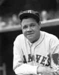 1935 Babe Ruth Boston Braves Charles Conlon Original 11" x 14" Photo Hand Developed from Glass Plate Negative & Published (The Sporting News Hologram/MEARS Photo LOA)