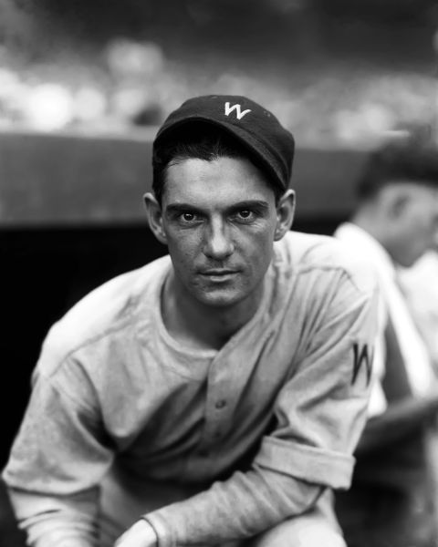 1924 Muddy Ruel Washington Senators Charles Conlon Original 11" x 14" Photo Hand Developed from Glass Plate Negative & Published (The Sporting News Hologram/MEARS Photo LOA)