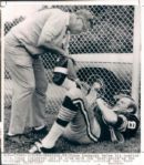 1969 Vince Lombardi Washington Redskins TSN Collection Archives Original Photo (Sporting News Collection Hologram/MEARS Photo LOA) - Lot of 3