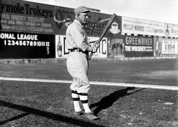 1909 Topsy Hartsel Philadelphia Athletics Charles Conlon Original 11" x 14" Photo Hand Developed from Glass Plate Negative & Published (The Sporting News Hologram/MEARS Photo LOA)