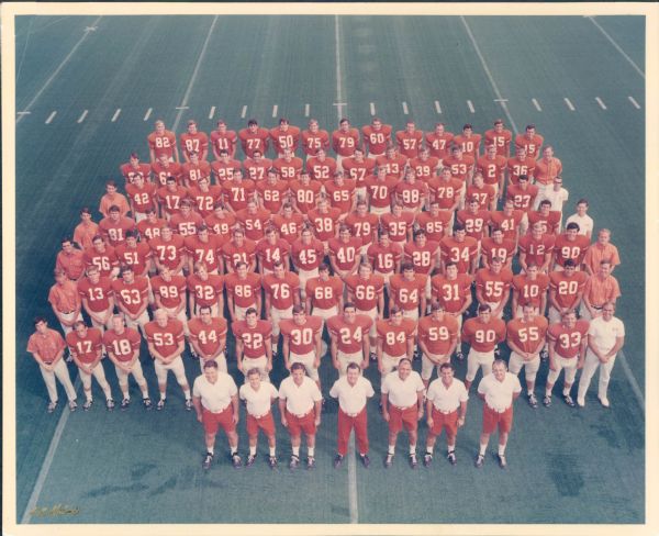 1969-91 University of Texas Longhorns Football "The Sporting News Collection Archives" Original Photos (Sporting News Collection Hologram/MEARS Photo LOA) - Lot of 45