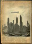 1930s Hindenburg Zepplin The Chicago Sun Times Archives Original Photos (Chicago Sun Times Hologram/MEARS Photo LOA) - Lot of 6