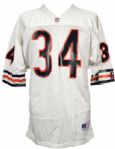 1990s Walter Payton Chicago Bears Signed Authentic Bears Jersey With Rare Sweetness Inscription From Reunion Signing - PSA/DNA Full Letter