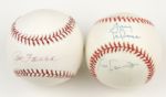 1994-2001 Top Managers Signed Baseball - Lot of 2 w/Tony LaRussa Tommy Lasorda Joe Torre - JSA 