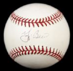 1980s Hall of Fame Single-Signed Baseball - Lot of 9 w/ Ford Feller Berra Brooks Robinson Bench Musial Schoendienst Ozzie Smith - JSA 