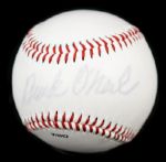 1980s Hall of Fame Single-Signed Baseball - Lot of 9 w/ Ford Feller Berra Brooks Robinson Bench Musial Schoendienst Ozzie Smith - JSA 