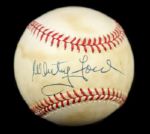 1980s Hall of Fame Single-Signed Baseball - Lot of 9 w/ Ford Feller Berra Brooks Robinson Bench Musial Schoendienst Ozzie Smith - JSA 