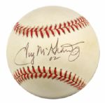 2002  Tug McGraw New York Mets Single Signed ONL (Coleman) Baseball - JSA 