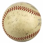 1935 Philadelphia A's Team-Signed Baseball w/ Jimmie Foxx - Full JSA Letter 