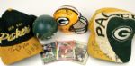 1994-97 Green Bay Packers Signed Collection - 2 Hats Cards Mini-Helmet w/Reggie White Autograph - JSA 