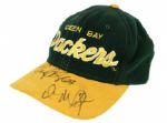 1994-97 Green Bay Packers Signed Collection - 2 Hats Cards Mini-Helmet w/Reggie White Autograph - JSA 