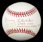 1990s-2000s Signed Baseball - Lot of 7 w/Denny McClain  Ryan Zimmerman (MEARS Auction LOA) 