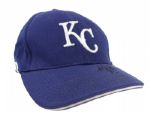 2009 Willie Bloomquist Kansas City Royals Signed Worn Batting Practice Cap