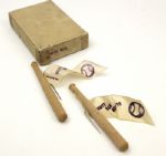 1912 circa Chicago White Sox "Rooter" Pin Mint in Original Box- Lot of 2