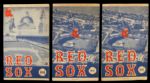 1957-58 Boston Red Sox Program Score Card - Lot of 3 