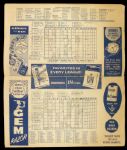 1957-58 Boston Red Sox Program Score Card - Lot of 3 
