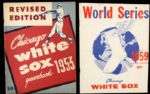 1951-68 Chicago White Sox Yearbooks Score Cards and Team Photo - Lot of 19
