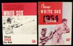 1951-68 Chicago White Sox Yearbooks Score Cards and Team Photo - Lot of 19