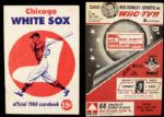 1951-68 Chicago White Sox Yearbooks Score Cards and Team Photo - Lot of 19