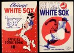 1951-68 Chicago White Sox Yearbooks Score Cards and Team Photo - Lot of 19