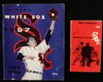 1951-68 Chicago White Sox Yearbooks Score Cards and Team Photo - Lot of 19
