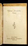 1932 Homecoming Dance List Booklet Unused