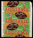 1954 Bowman Football Card Wrapper