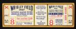 1947 MLB All Star Game Program & Full Ticket - First All Star Game at Wrigley Field 