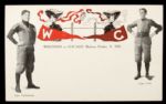 1905 University of Wisconsin vs. Chicago College Postcard 
