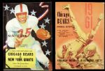 1952-67 Chicago Bears Team Yearbooks and Game Programs - Lot of 7