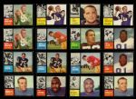 1962 Topps Football Card Collection - Lot of 120 With 2 Fran Tarkenton RC