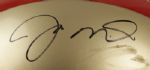1990s Joe Montana San Francisco 49ers Signed Full Size Helmet UDA Hologram