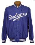 1971-80 circa Joe Pitts Los Angeles Dodgers Game Worn Jacket (MEARS Auction LOA)