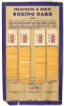 1940-50 circa Gambling Board - Lot of 2 & Boxing Pull Tab 