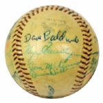 1969 Washington Senators Team Signed Baseball w/ 21 Sigs. Incl. Ted Williams - JSA 