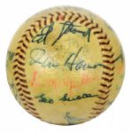 1969 Washington Senators Team Signed Baseball w/ 21 Sigs. Incl. Ted Williams - JSA 