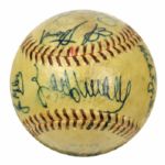 1969 Washington Senators Team Signed Baseball w/ 21 Sigs. Incl. Ted Williams - JSA 