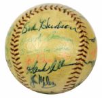 1969 Washington Senators Team Signed Baseball w/ 21 Sigs. Incl. Ted Williams - JSA 