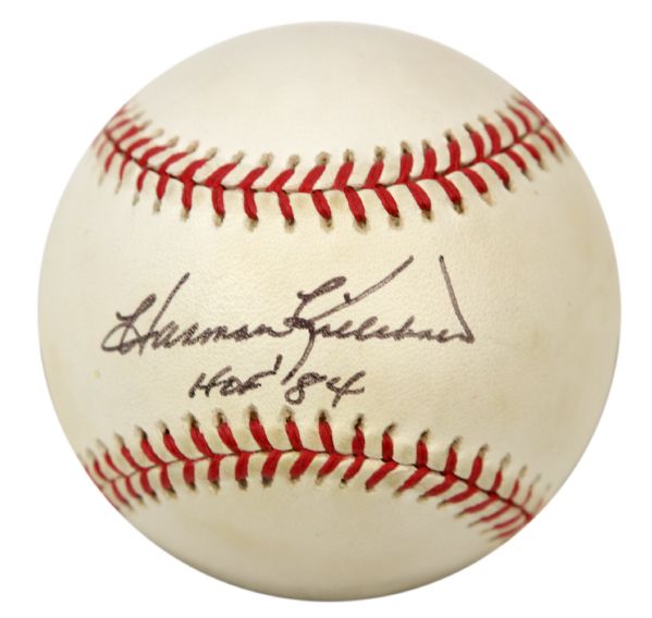 1994-2000 Harmon Killebrew Minnesota Twins Single Signed OAL (Budig) Baseball "HOF 84" - JSA 