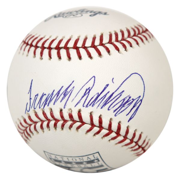 2000-11 Frank Robinson Cincinnati Reds Single Signed OML (Selig) Baseball - JSA 