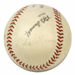 1935 Major/Minor League Signed ONL (Frick) Baseball w/Andy High Ace Elliot, Reiss - JSA 