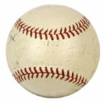 1935 Major/Minor League Signed ONL (Frick) Baseball w/Andy High Ace Elliot, Reiss - JSA 