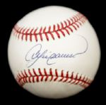 1980s Hall of Fame Single Signed Sluggers Baseball - Lot of 7 w/Boggs, Cepeda, Slaughter Carew Irvin Dawson - JSA 